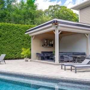 enclosed cabana