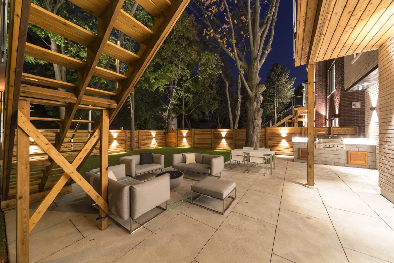 wood fence